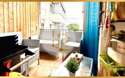 Balcony of Flat for sale in Terrassa  with Heating, Parquet flooring and Terrace