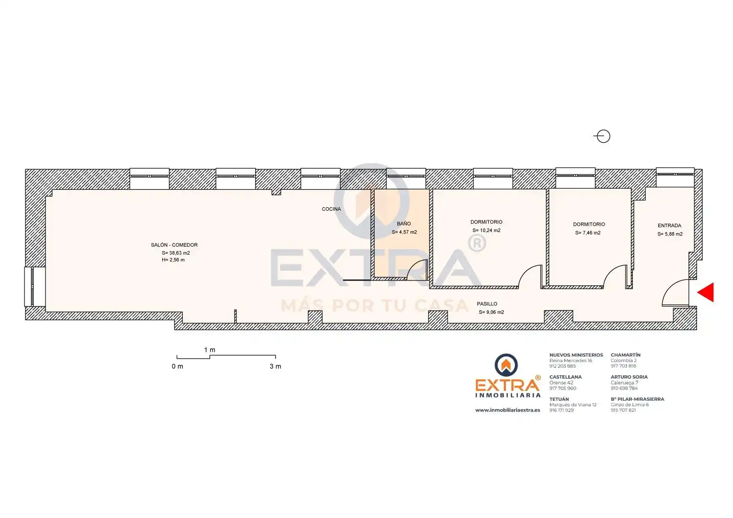 Piso en venta en Madrid con Calefacción y Alarma