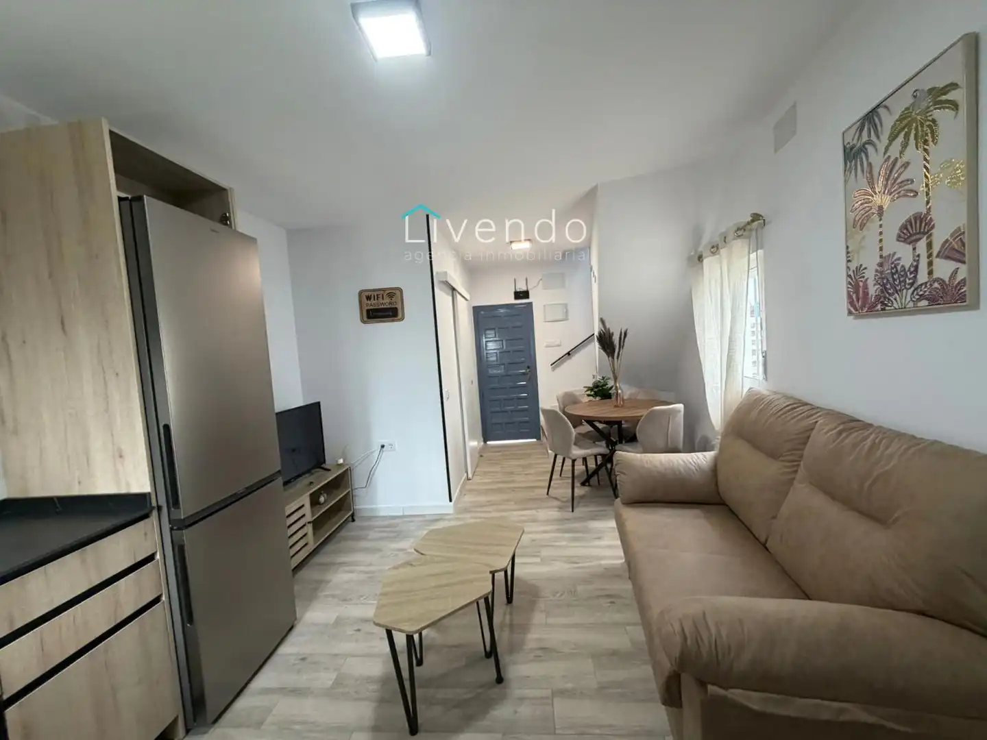 Sala d'estar de Casa o xalet en venda en Conil de la Frontera amb Aire condicionat i Moblat