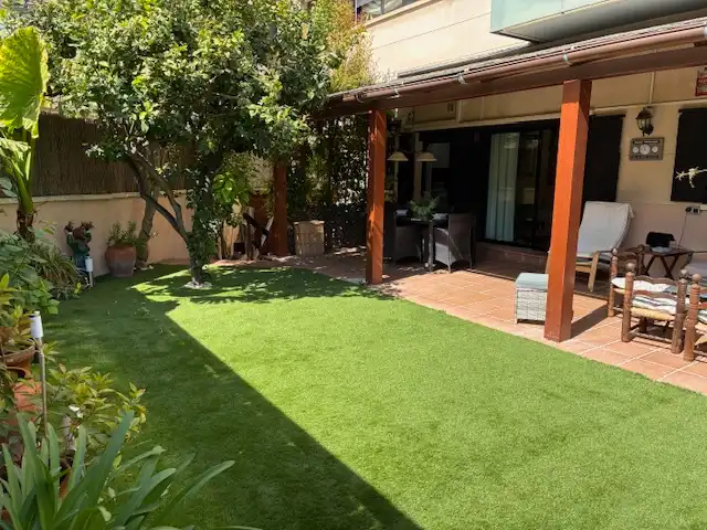 Terrace of Flat for sale in Sant Feliu de Llobregat  with Air Conditioner, Heating and Private garden