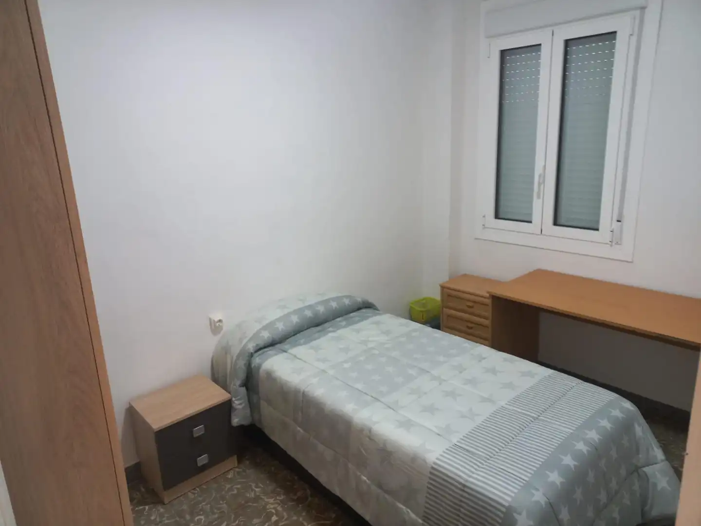 Bedroom of Flat for rent in Huesca  with Air Conditioner and Furnished
