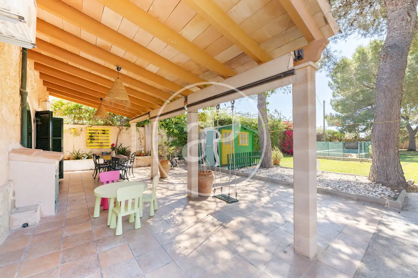 Terraza de Casa o chalet en venta en Campos con Aire acondicionado, Calefacción y Jardín privado