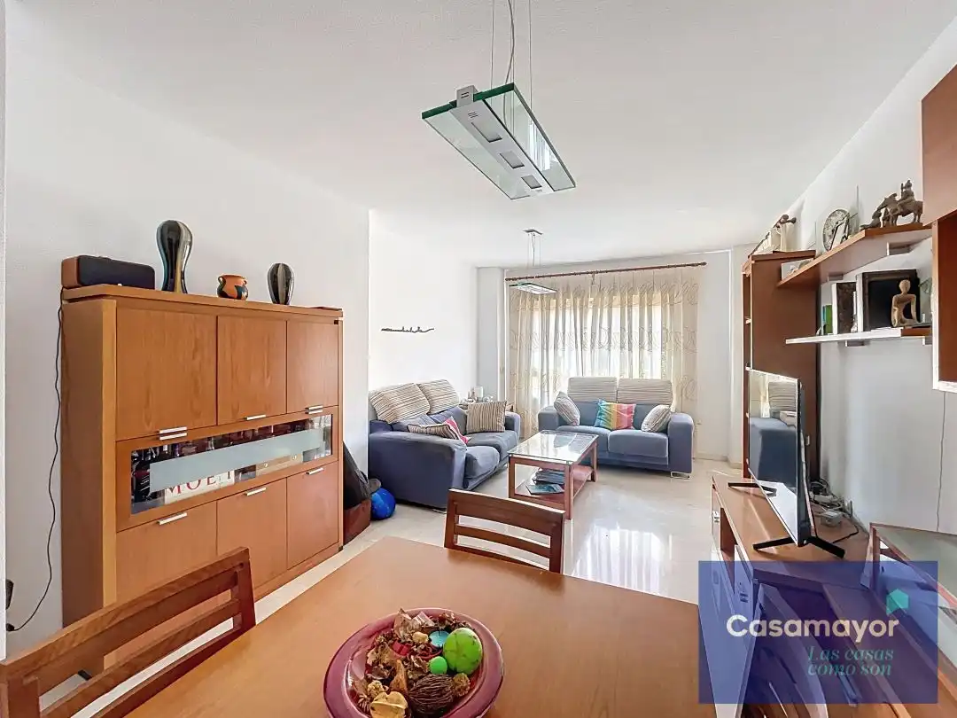 Sala d'estar de Pis en venda en Alicante / Alacant amb Aire condicionat, Calefacció i Jardí privat