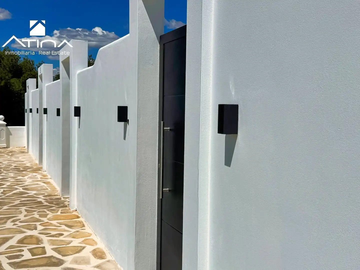 Vista exterior de Casa adosada en venta en Jávea / Xàbia con Jardín privado, Piscina y Amueblado