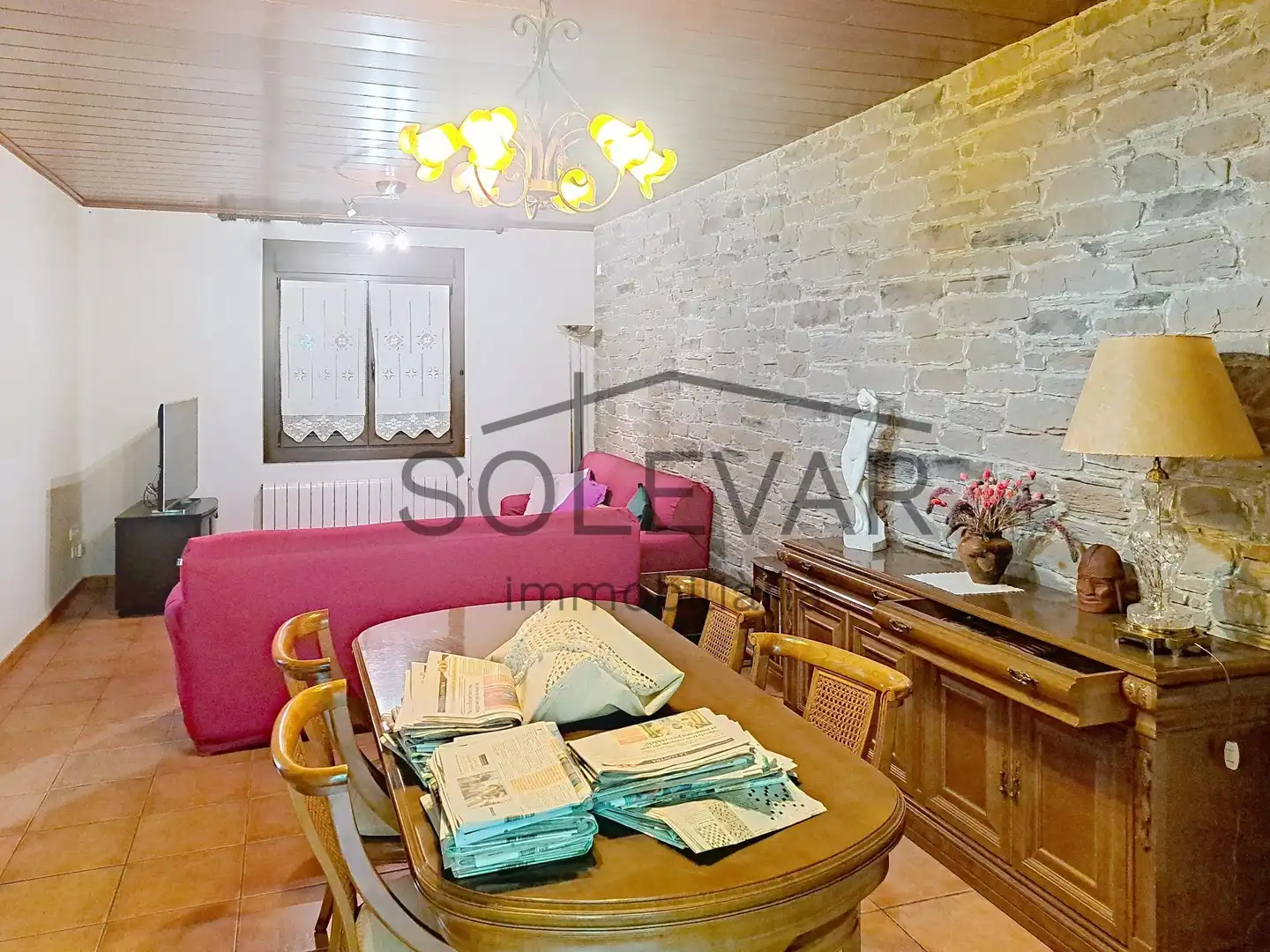 Sala de estar de Casa o chalet en venta en La Pobla de Segur con Calefacción y Trastero