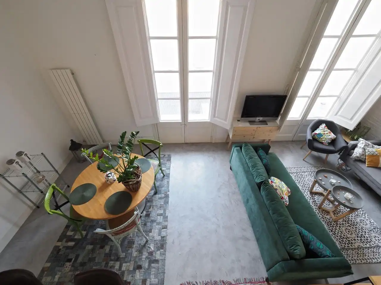 Wohnzimmer von Loft zur Miete in Eixample