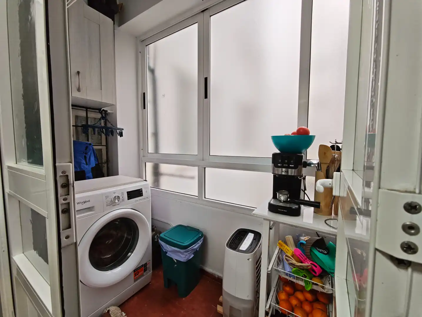 Küche von Wohnung zum Verkauf in Ferrol mit Heizung, Möbliert und Waschmaschine