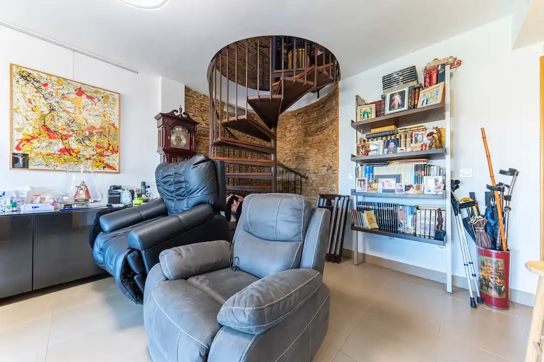 Sala de estar de Dúplex en venta en Murcia con Aire acondicionado, Calefacción y Terraza