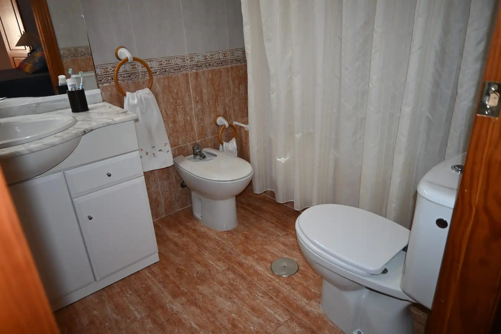 Bathroom of Apartments for sale in La Manga del Mar Menor  with Heating, Terrace and Furnished