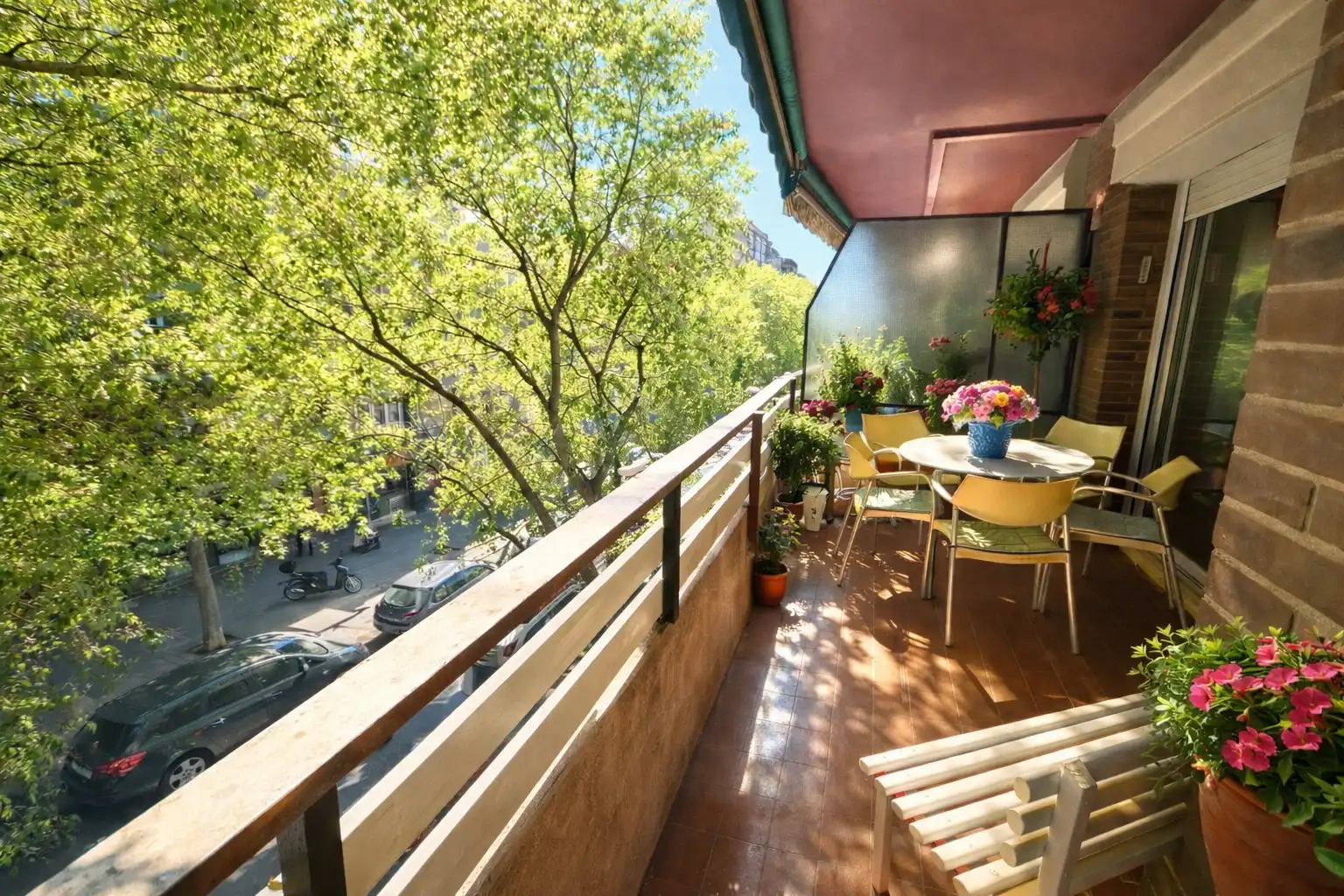 Balcony of Flat for sale in  Barcelona Capital  with Terrace, Furnished and Balcony