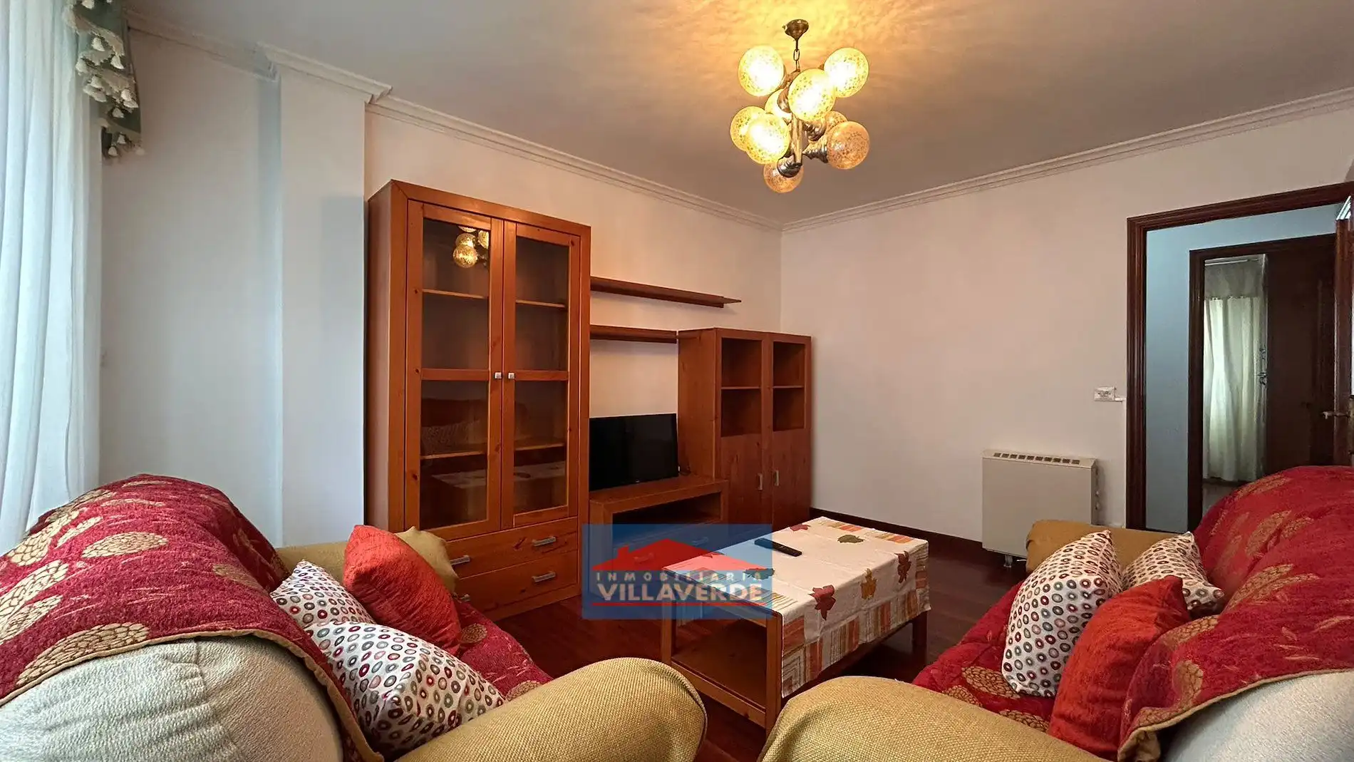 Living room of Flat for sale in Cangas   with Heating, Parquet flooring and Storage room