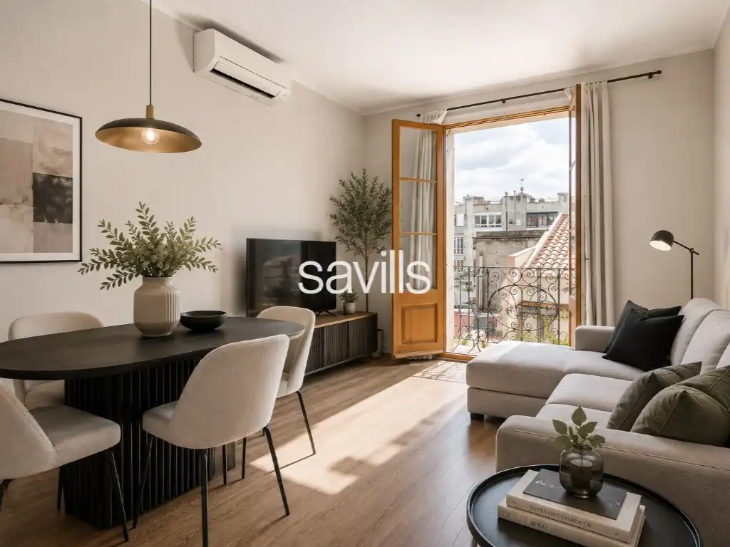 Sala d'estar de Apartament en venda en Barcelona