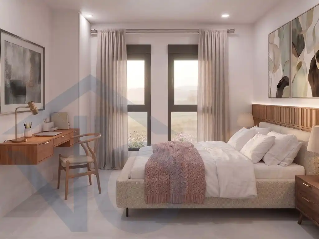 Bedroom of Houses for sale in Lorca  with Air Conditioner, Private garden and Terrace