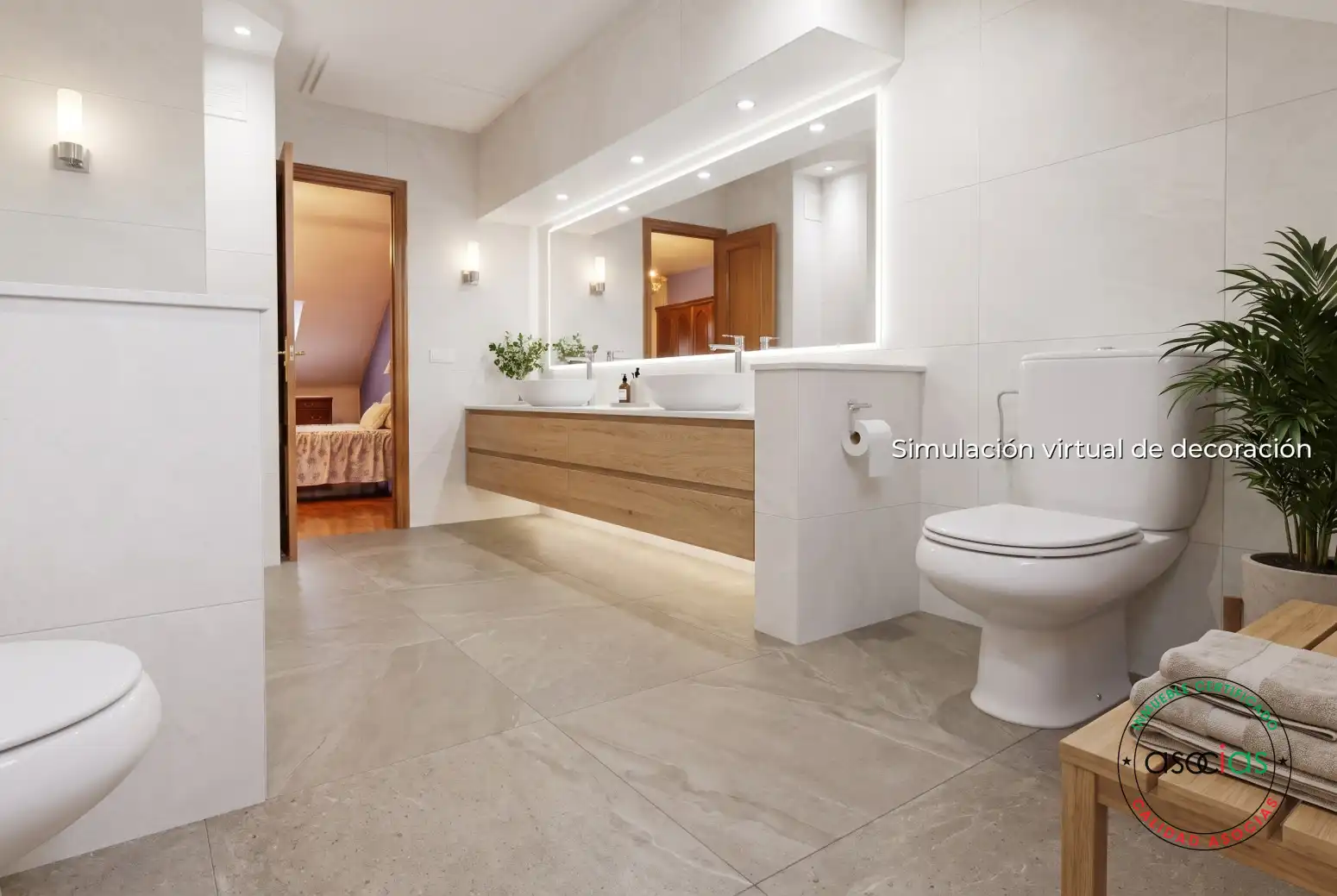 Bathroom of Attic for sale in Lena  with Heating, Parquet flooring and Terrace