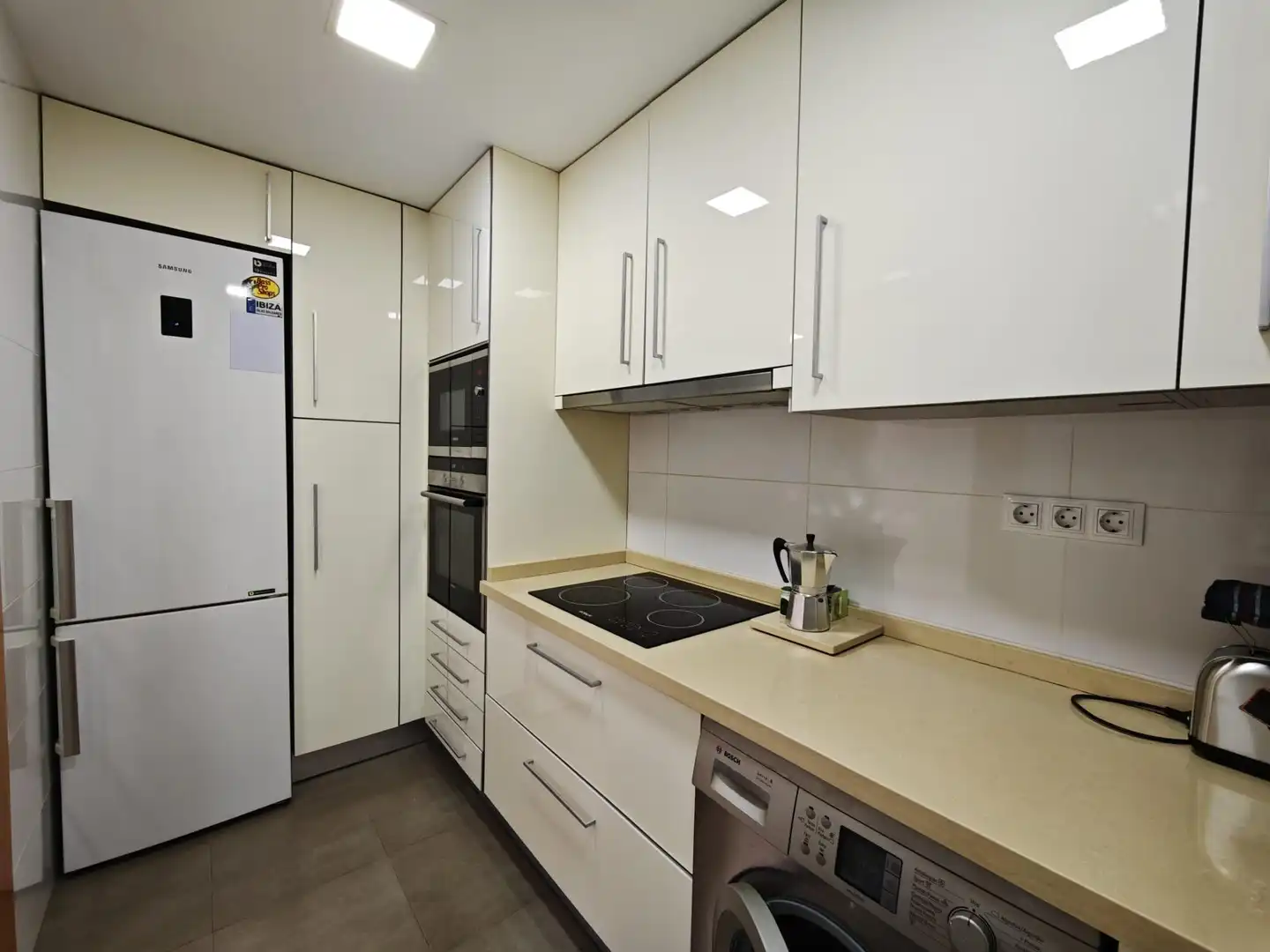 Cocina de Piso de alquiler en Elche / Elx con Amueblado y Piscina comunitaria