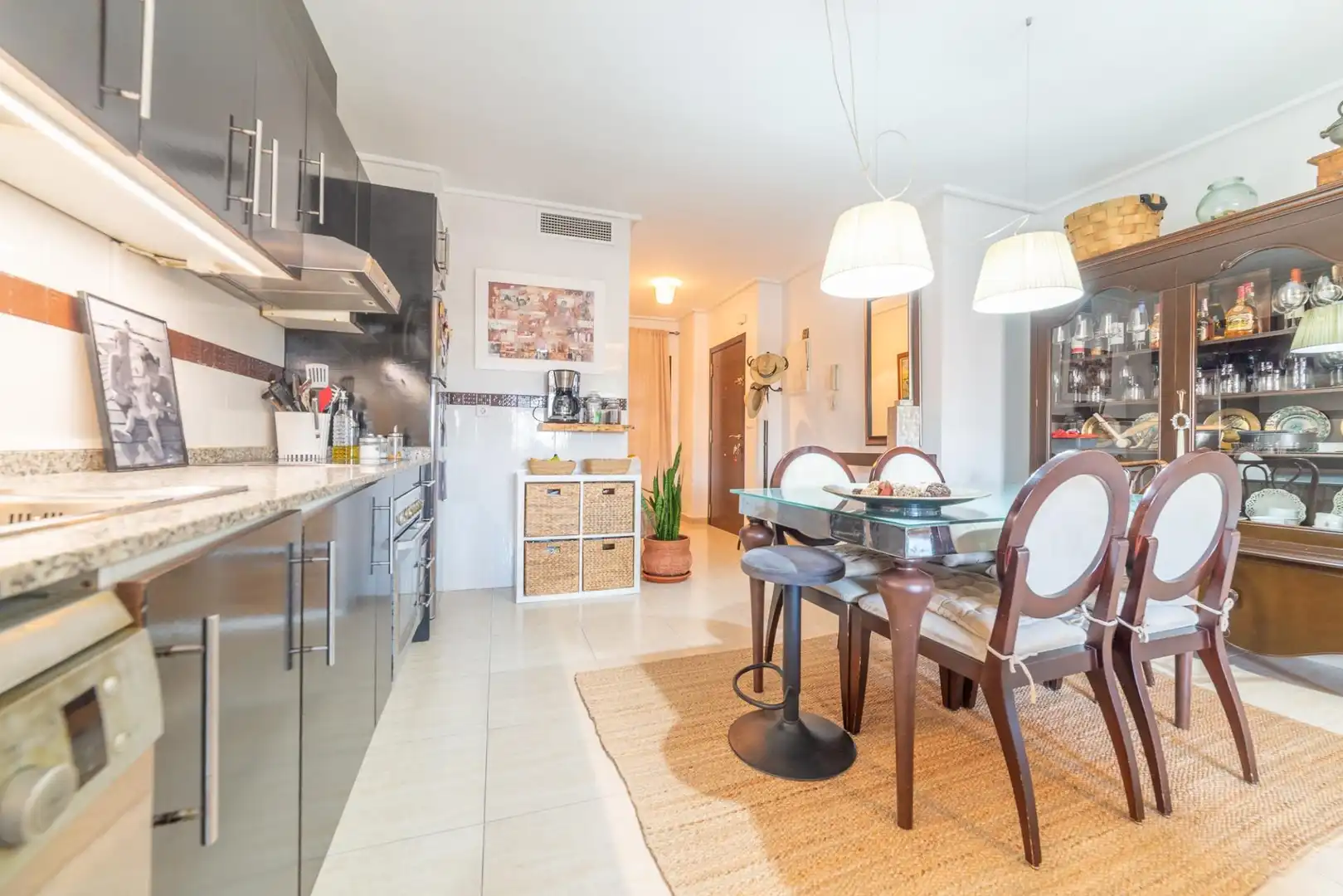 Kitchen of Flat for sale in San Javier  with Air Conditioner, Terrace and Storage room