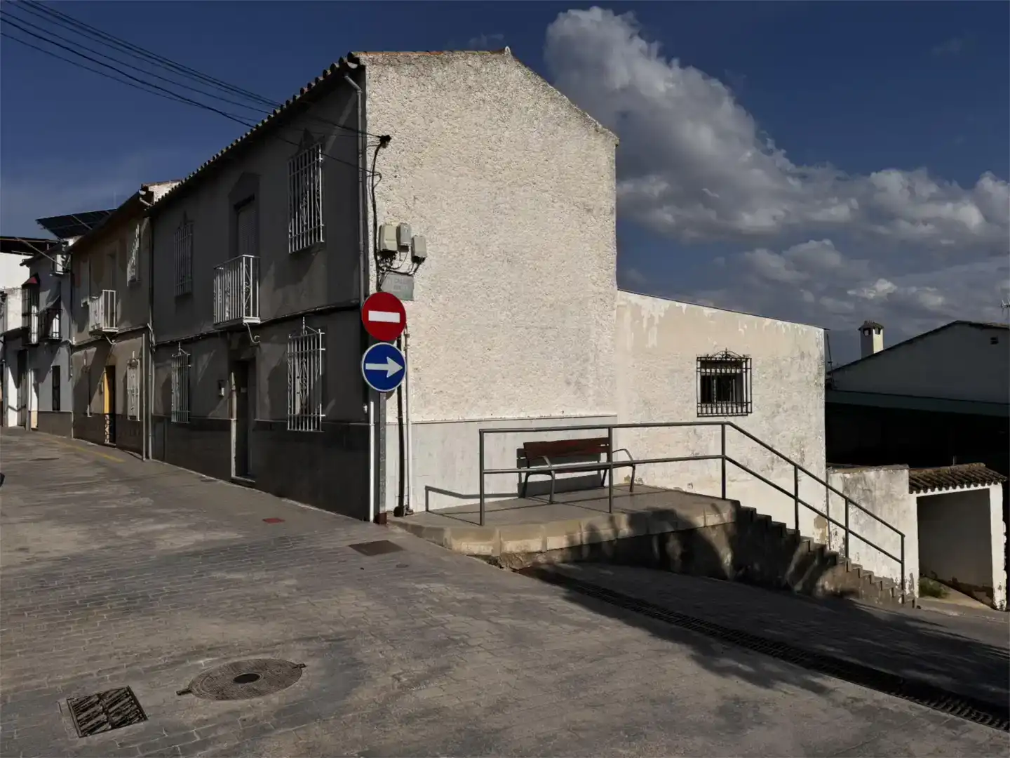 Vista exterior de Planta baixa en venda en Monturque amb Aire condicionat, Rentadora i TV