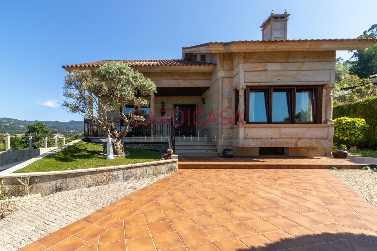 Vista exterior de Casa o chalet en venta en Baiona con Calefacción, Jardín privado y Terraza
