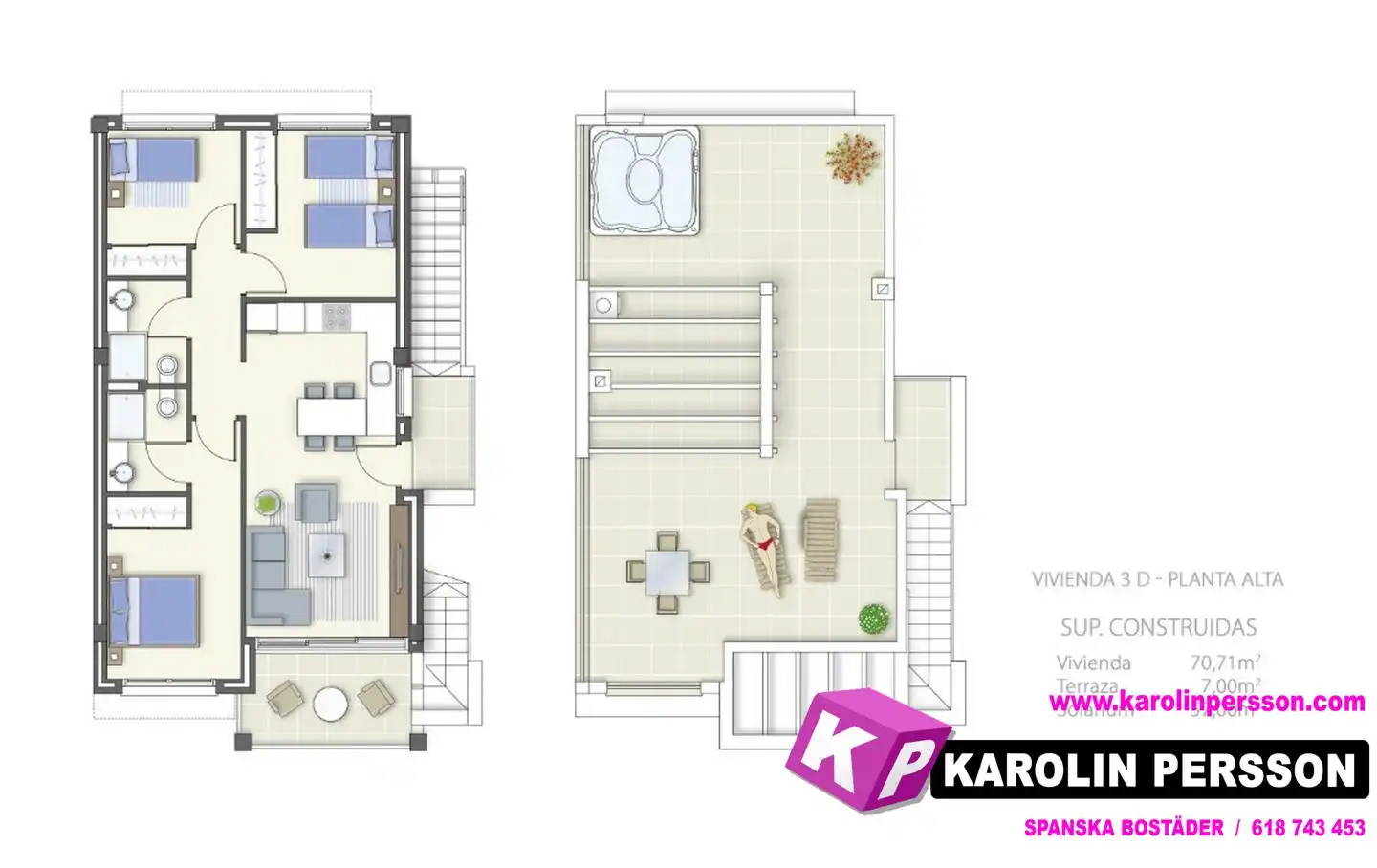 Bungalow amb piscina en venda a Balcones, imagen 43