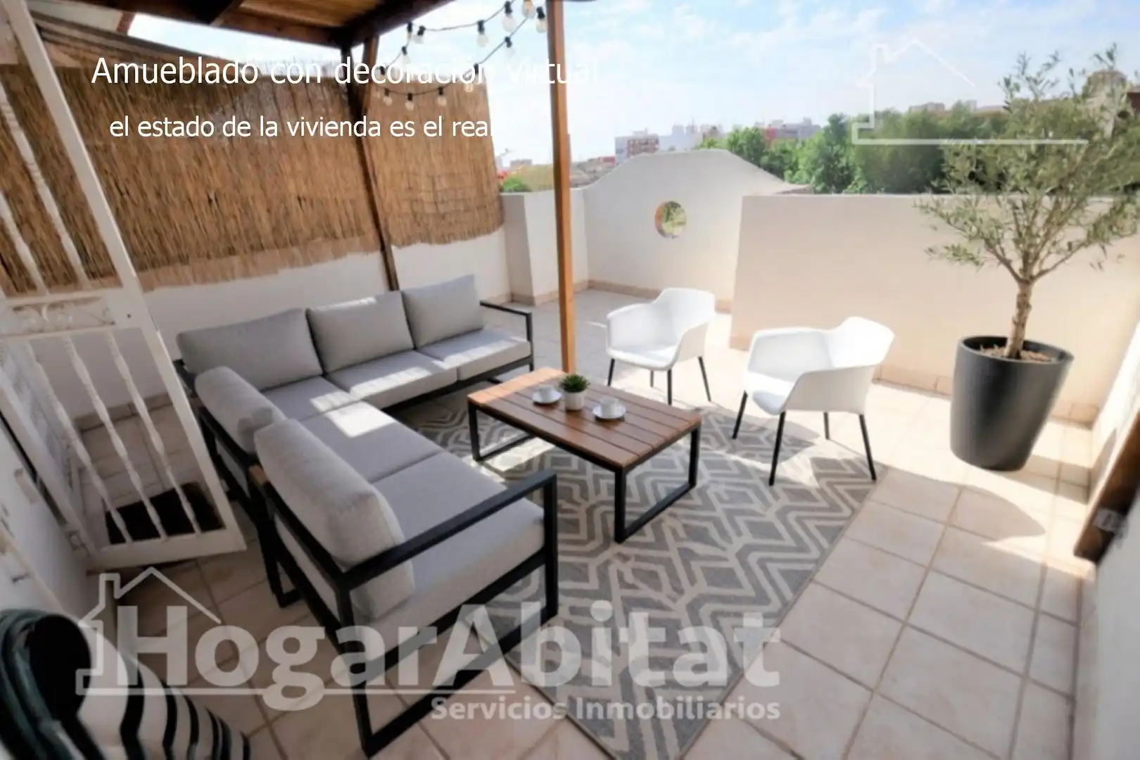 Terraza de Ático en venta en  Valencia Capital con Aire acondicionado, Calefacción y Terraza