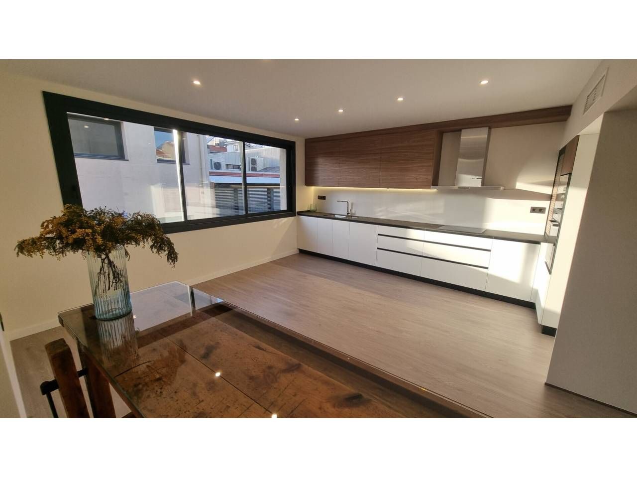 Kitchen of Single-family semi-detached for sale in Granollers  with Heating, Parquet flooring and Terrace
