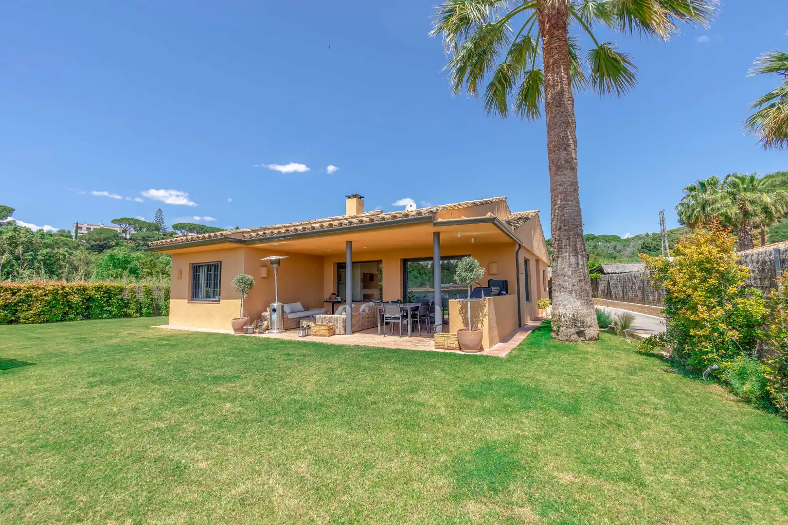 Garden of Houses for sale in Sant Andreu de Llavaneres  with Air Conditioner, Heating and Private garden