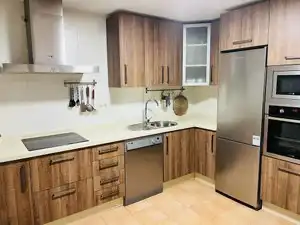 Kitchen of Flat for rent in Ronda  with Furnished, Oven and Washing machine