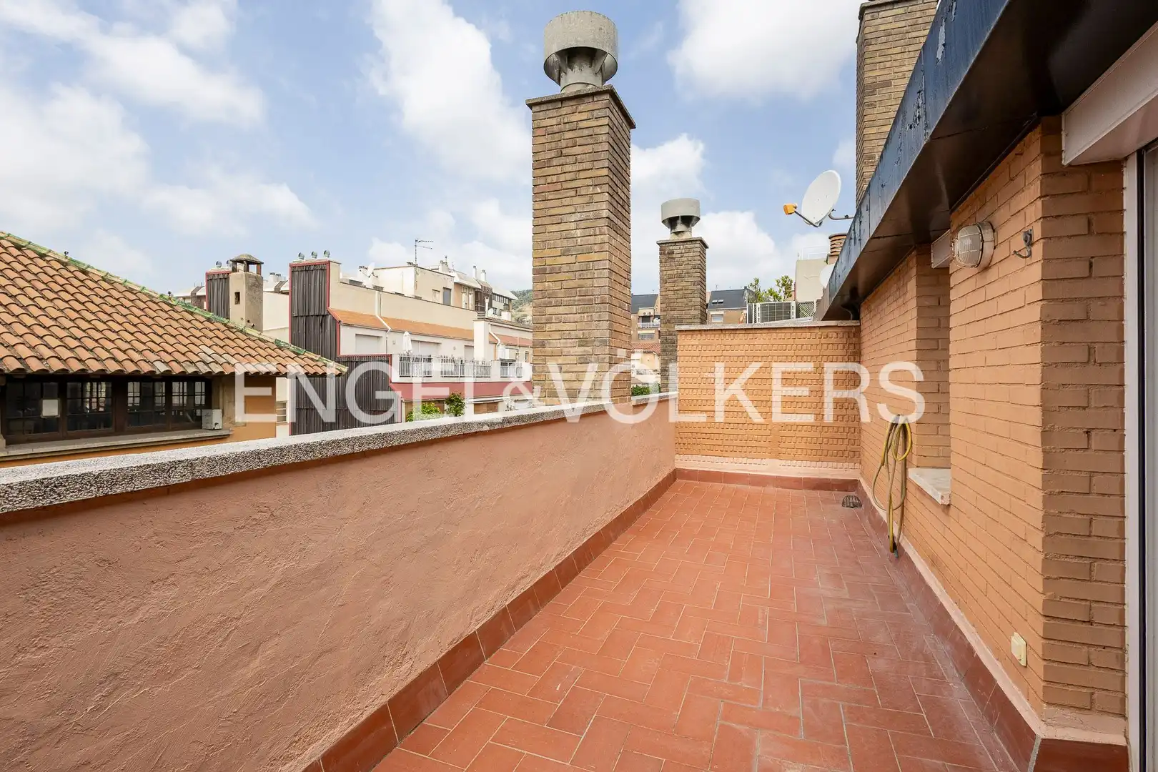 Terraza de Ático de alquiler en Barcelona con Aire acondicionado, Calefacción y Parquet