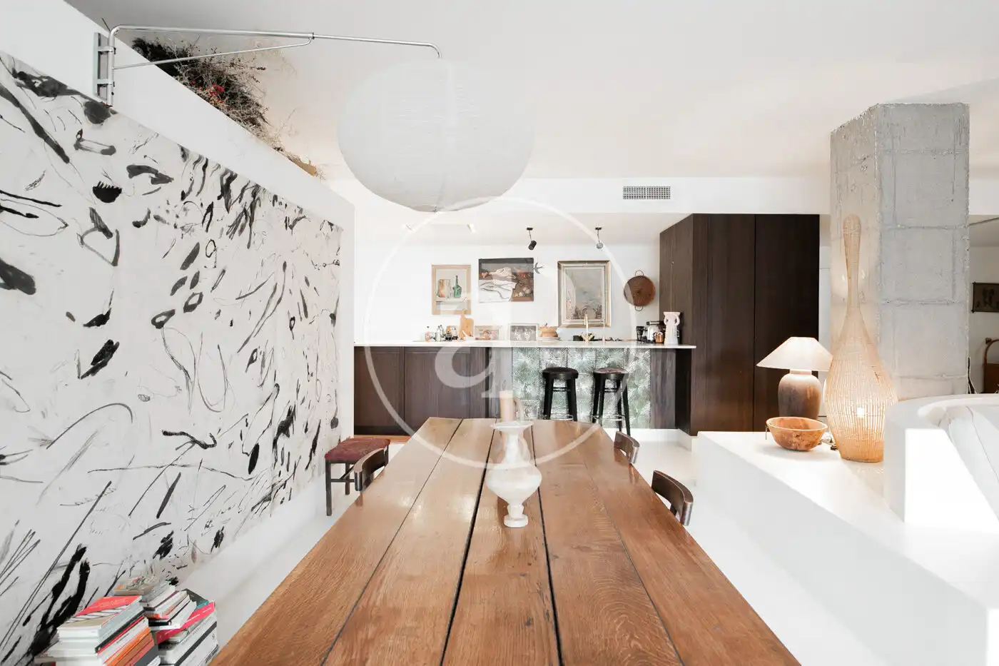 Comedor de Piso en venta en Barcelona con Calefacción, Terraza y Amueblado