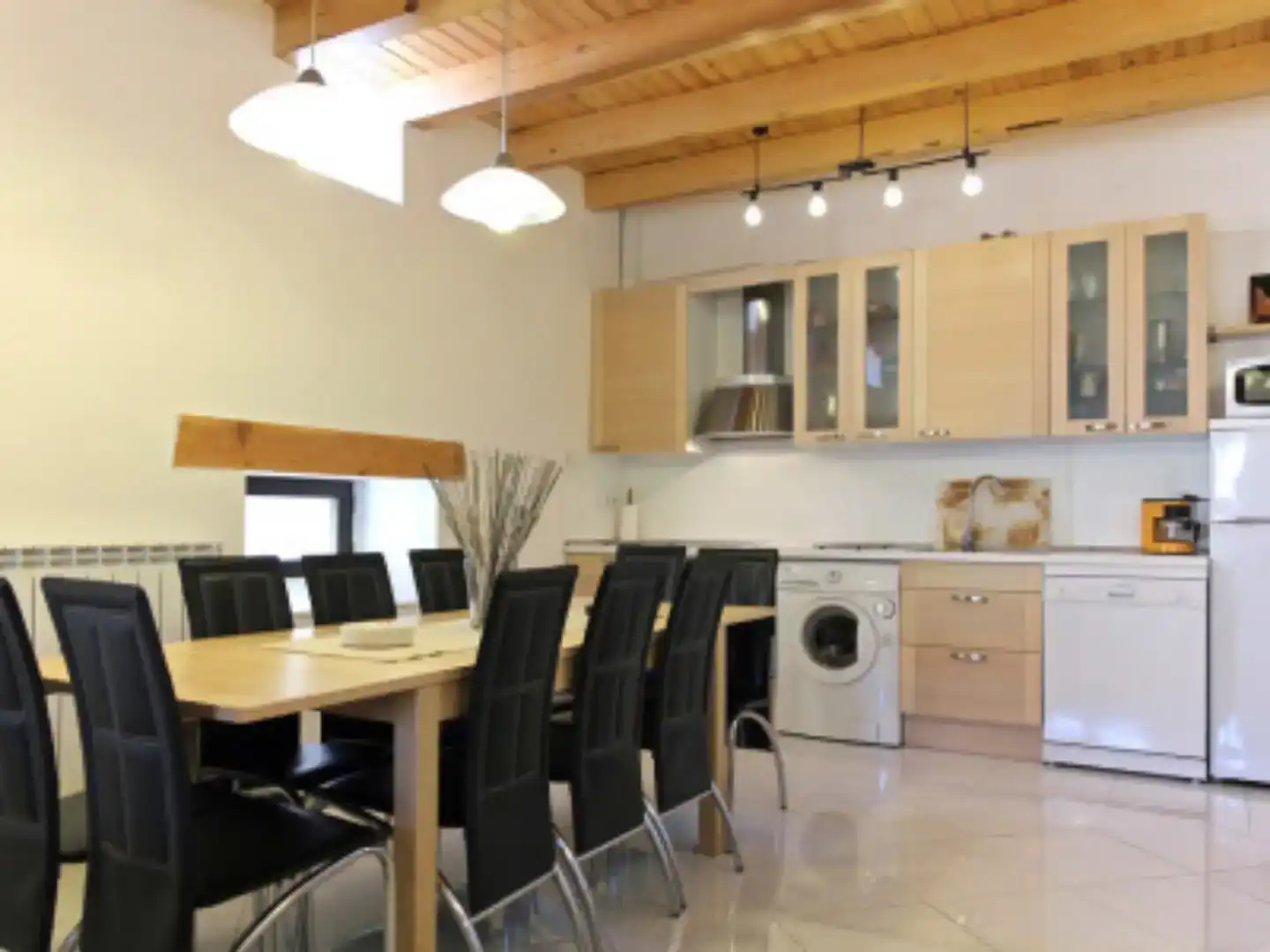 Kitchen of Detached homes for sale in Almajano  with Furnished, Oven and Washing machine