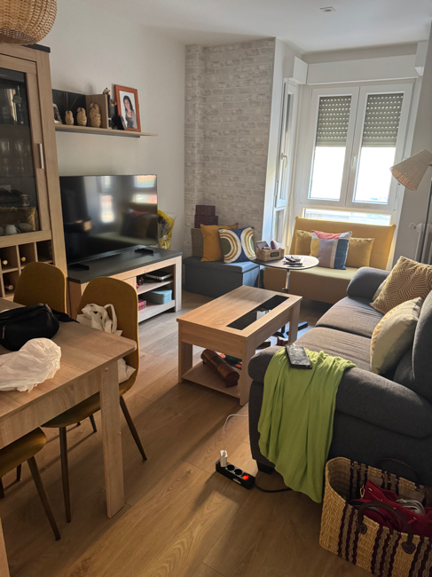 Living room of Flat for sale in  Madrid Capital  with Air Conditioner and Heating