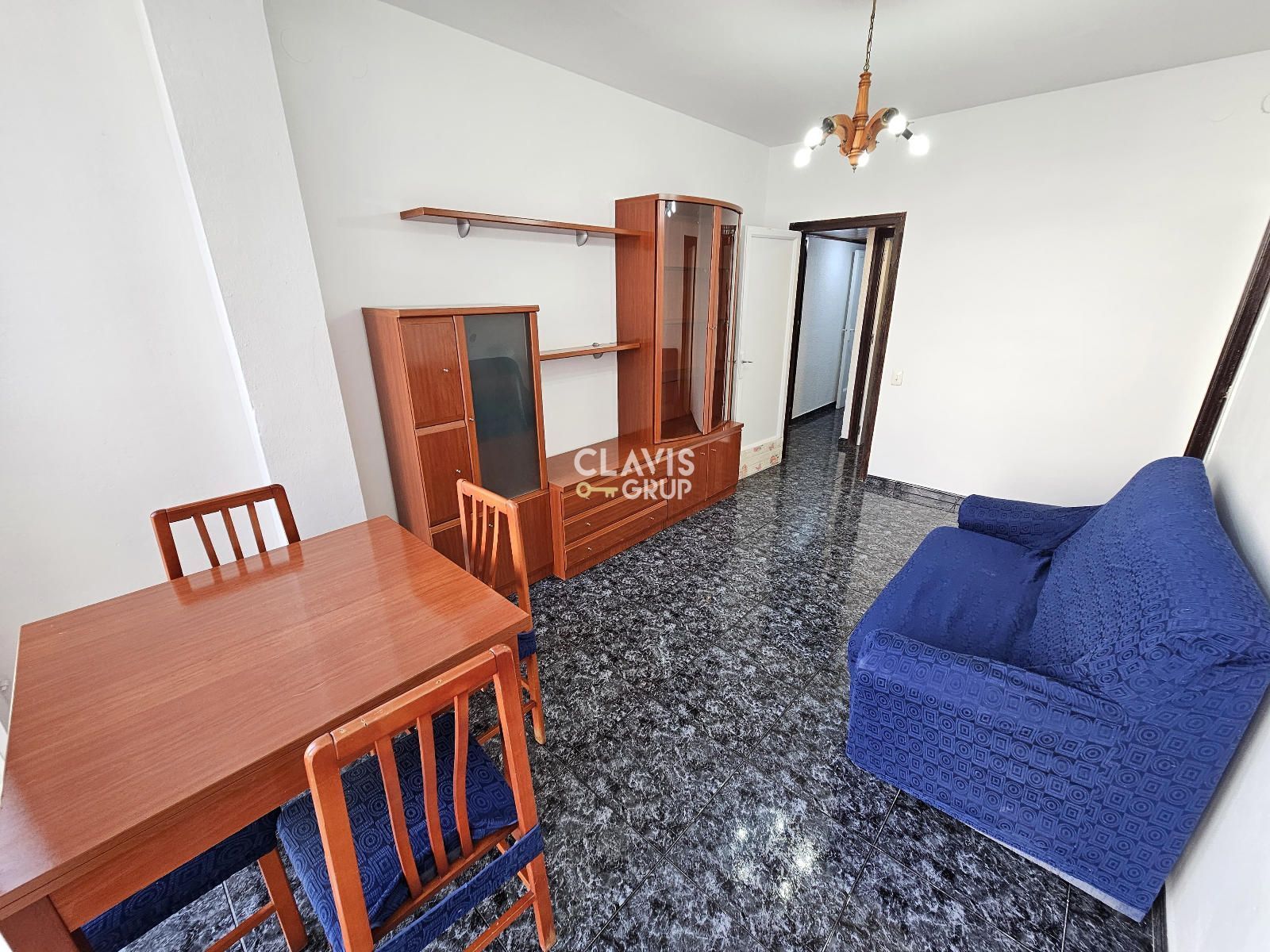 Sala d'estar de Pis en venda en  Barcelona Capital amb Terrassa, Moblat i Forn