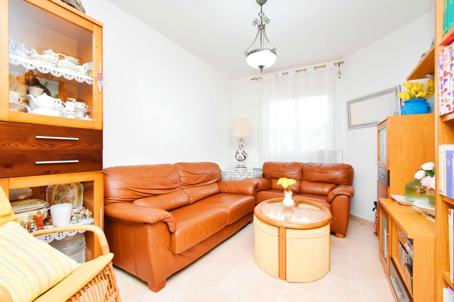 Sala d'estar de Casa o xalet en venda en Vícar amb Aire condicionat, Terrassa i Moblat