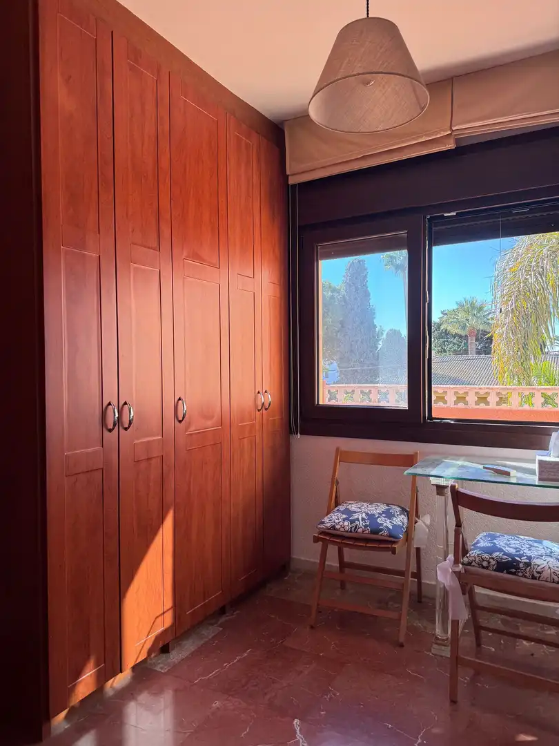 Bedroom of Houses for sale in Roquetas de Mar  with Air Conditioner, Storage room and Swimming Pool