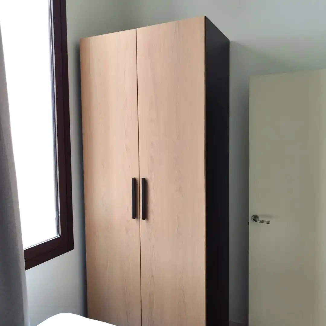 Schlafzimmer von Wohnung zur Miete in Barcelona mit Klimaanlage, Heizung und Möbliert