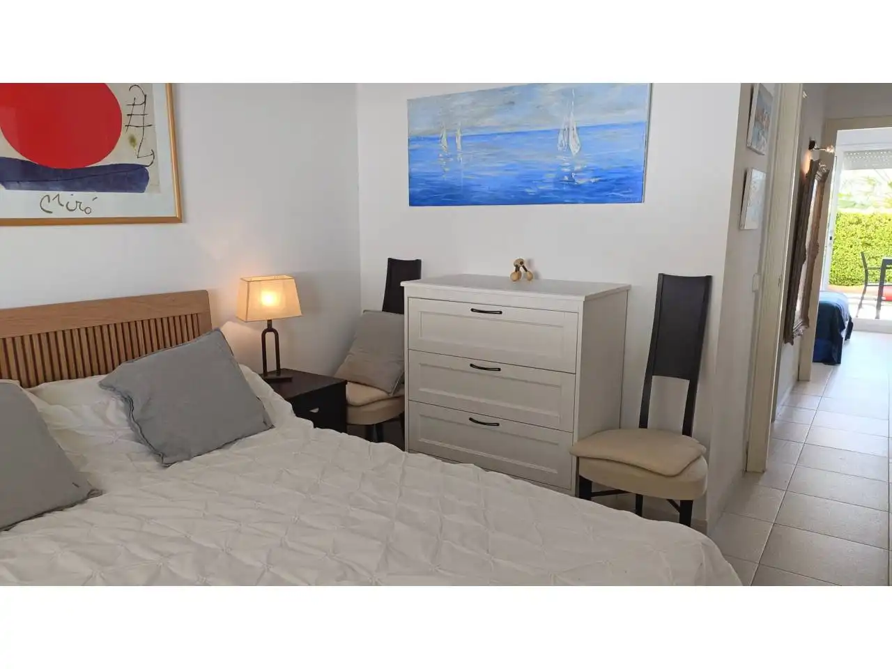 Bedroom of Flat for sale in L'Escala  with Private garden, Terrace and Furnished