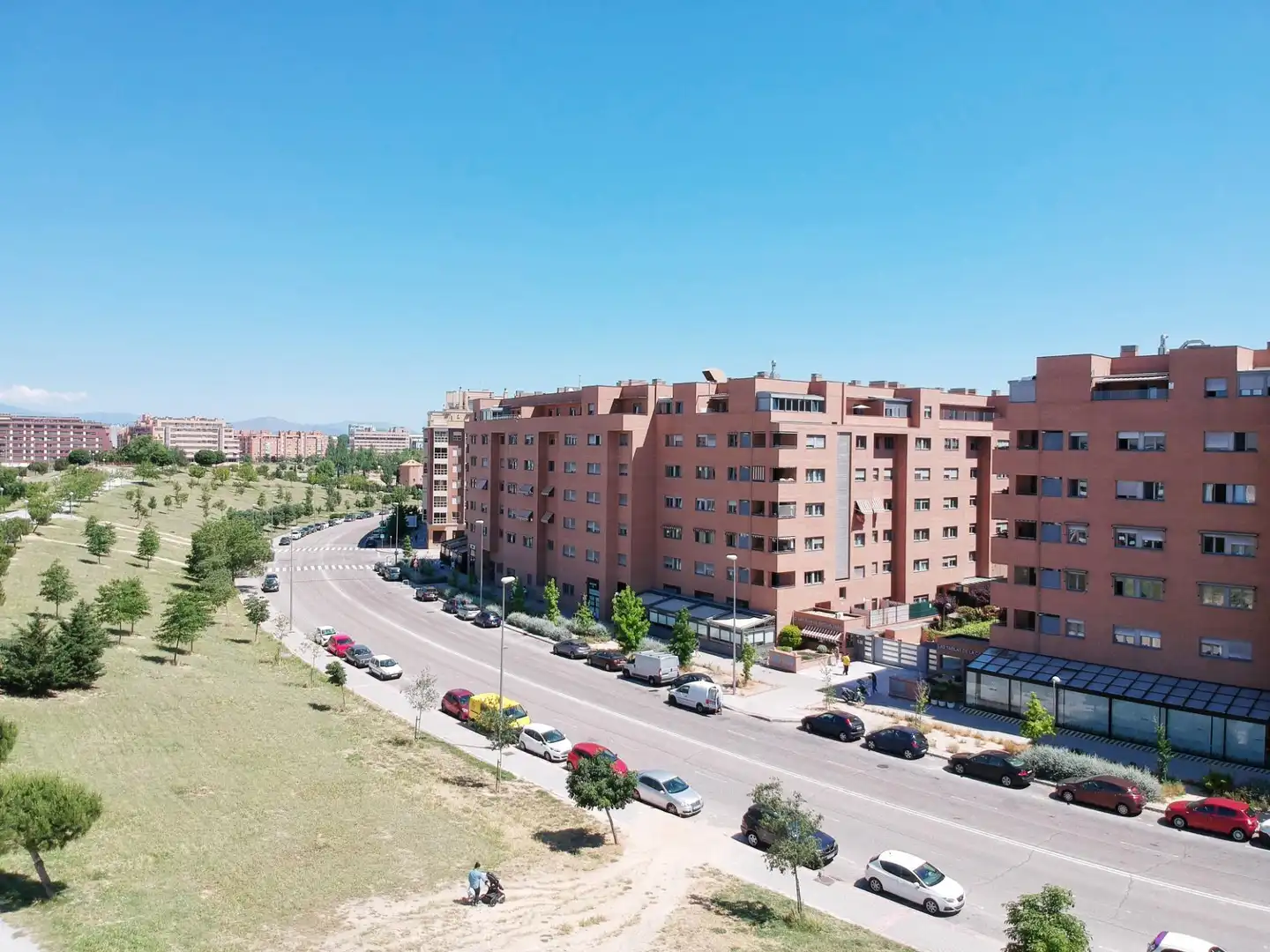 Exterior view of Flat for rent in Madrid  with Air Conditioner, Heating and Private garden