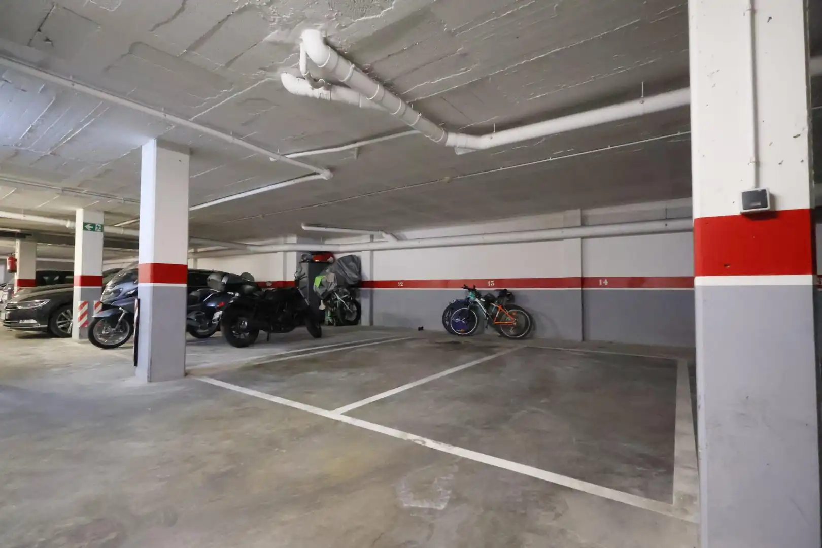 Parking of Flat for sale in Cubelles  with Air Conditioner and Community pool