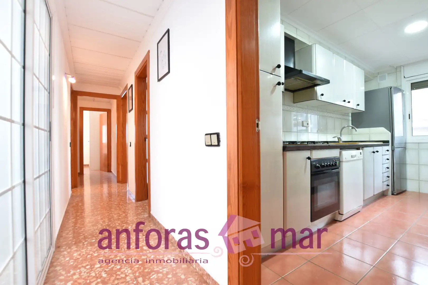Küche von Wohnung zum Verkauf in La Canonja mit Klimaanlage, Heizung und Terrasse