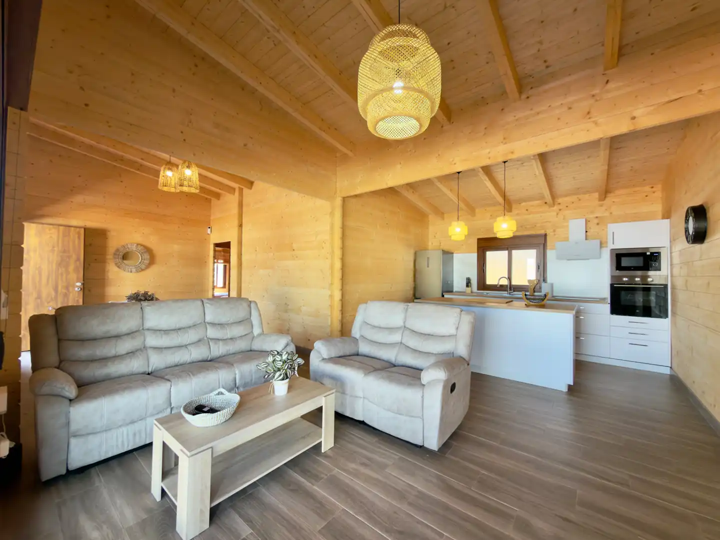 Sala de estar de Casa o chalet de alquiler en Chiclana de la Frontera con Aire acondicionado, Calefacción y Terraza