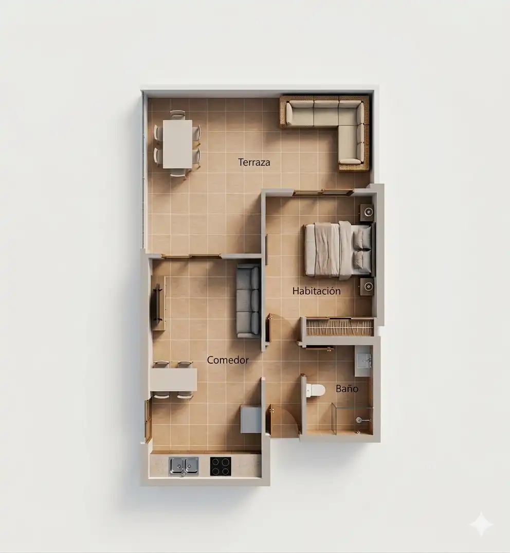 Ground floor for sale in Vera  with Air Conditioner