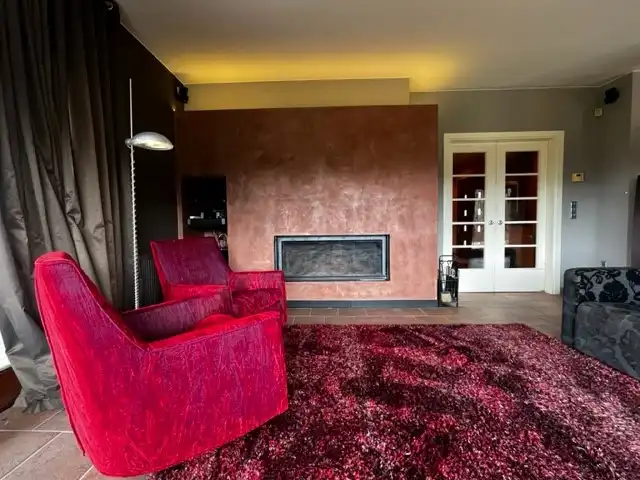 Sala de estar de Casa o chalet en venta en Bescanó con Calefacción, Jardín privado y Parquet