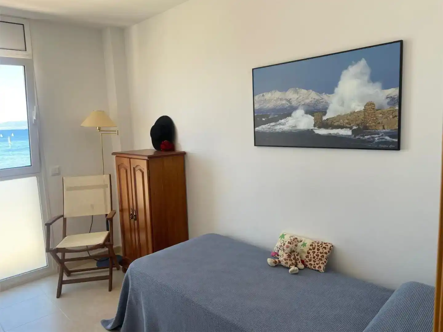 Dormitori de Apartament en venda en L'Escala amb Aire condicionat i Balcó