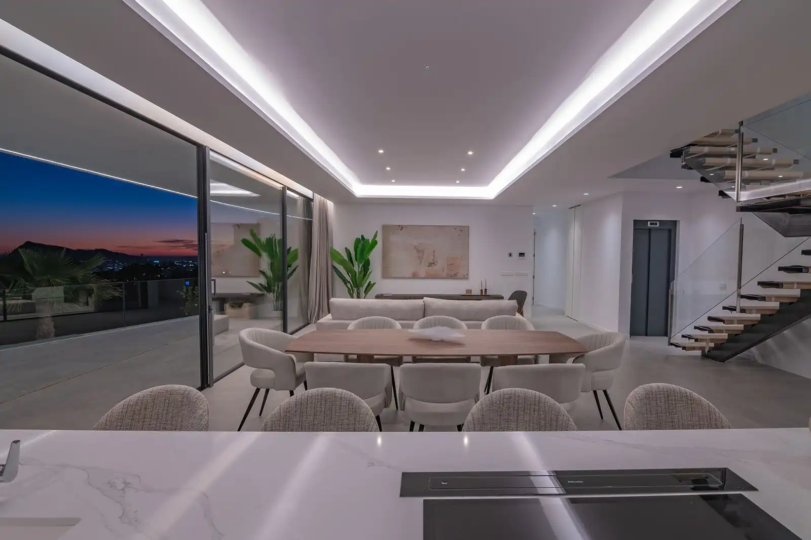 Dining room of Houses for sale in Altea  with Air Conditioner, Heating and Terrace