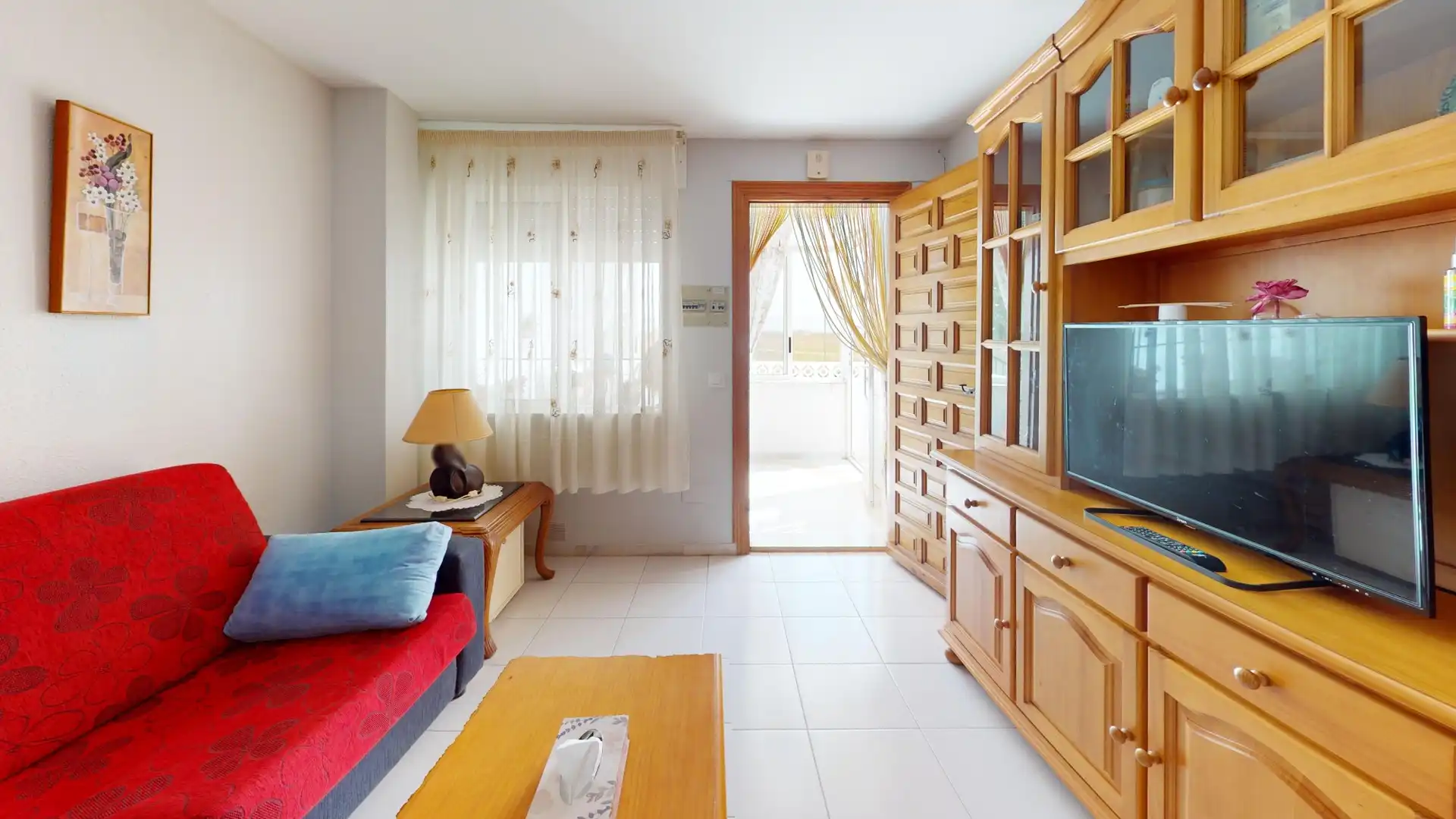 Sala d'estar de Casa o xalet en venda en San Javier amb Jardí privat, Terrassa i Traster
