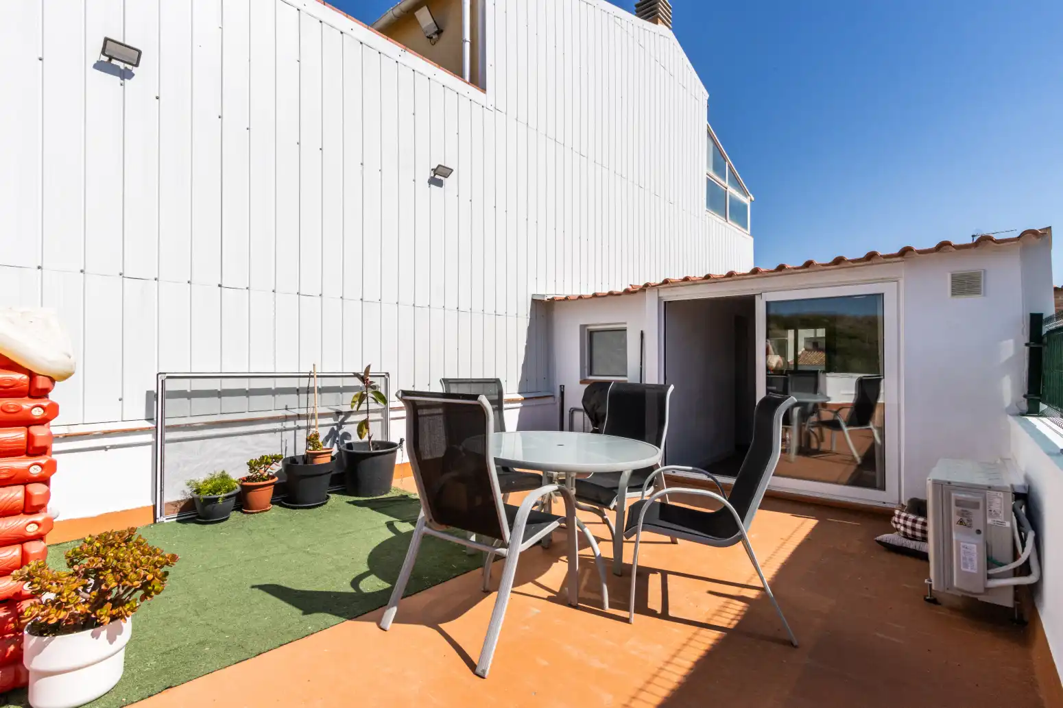 Terrace of Flat for sale in Terrassa  with Heating, Parquet flooring and Terrace