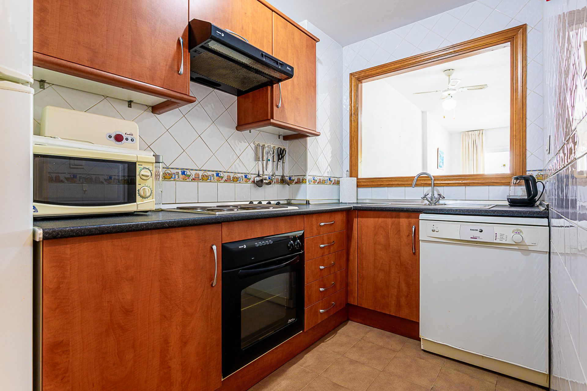 Kitchen of Apartment for sale in Mijas  with Air Conditioner, Terrace and Swimming Pool