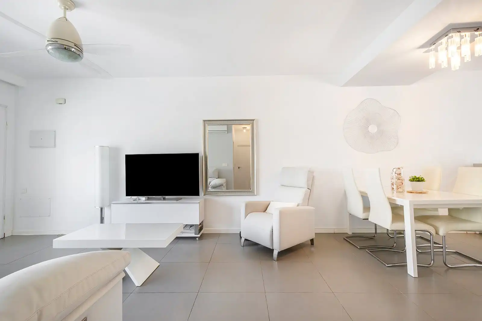 Sala de estar de Apartamento en venta en Pilar de la Horadada con Amueblado