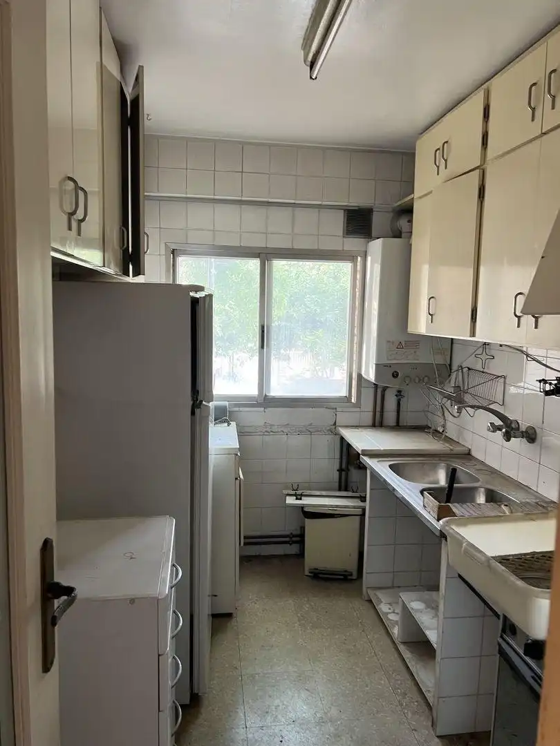 Kitchen of Flat for sale in Valencia  with Furnished and Balcony