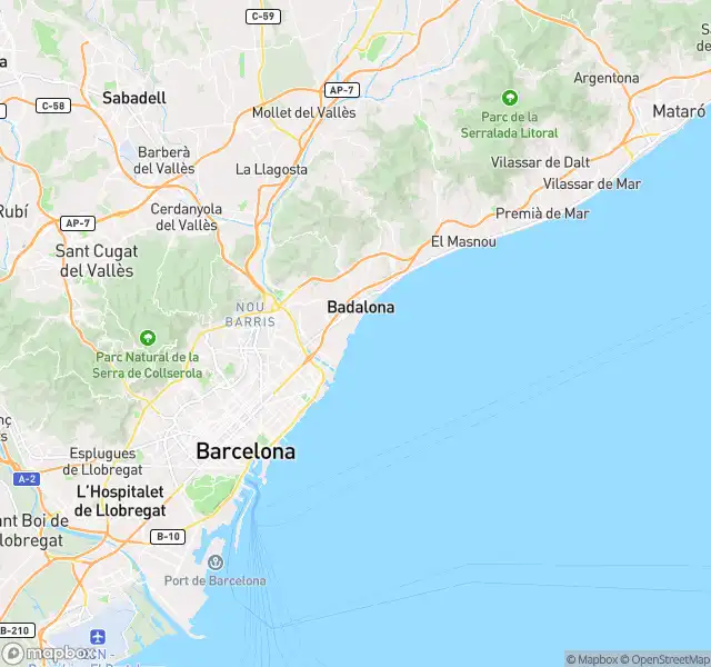 Vista exterior de Piso en venta en Badalona